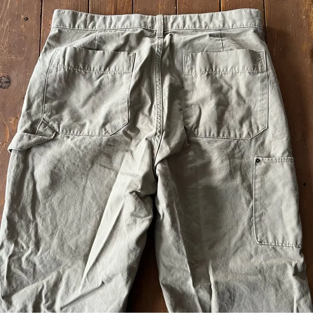 GAP Men's Carpenter Pants 30x30 Khaki Beige Relaxed Fit Workwear - Picture 8 of 9